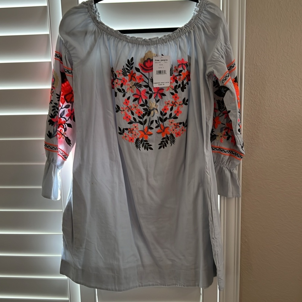 Free People Off Shoulder Dress - Picture 2 of 6